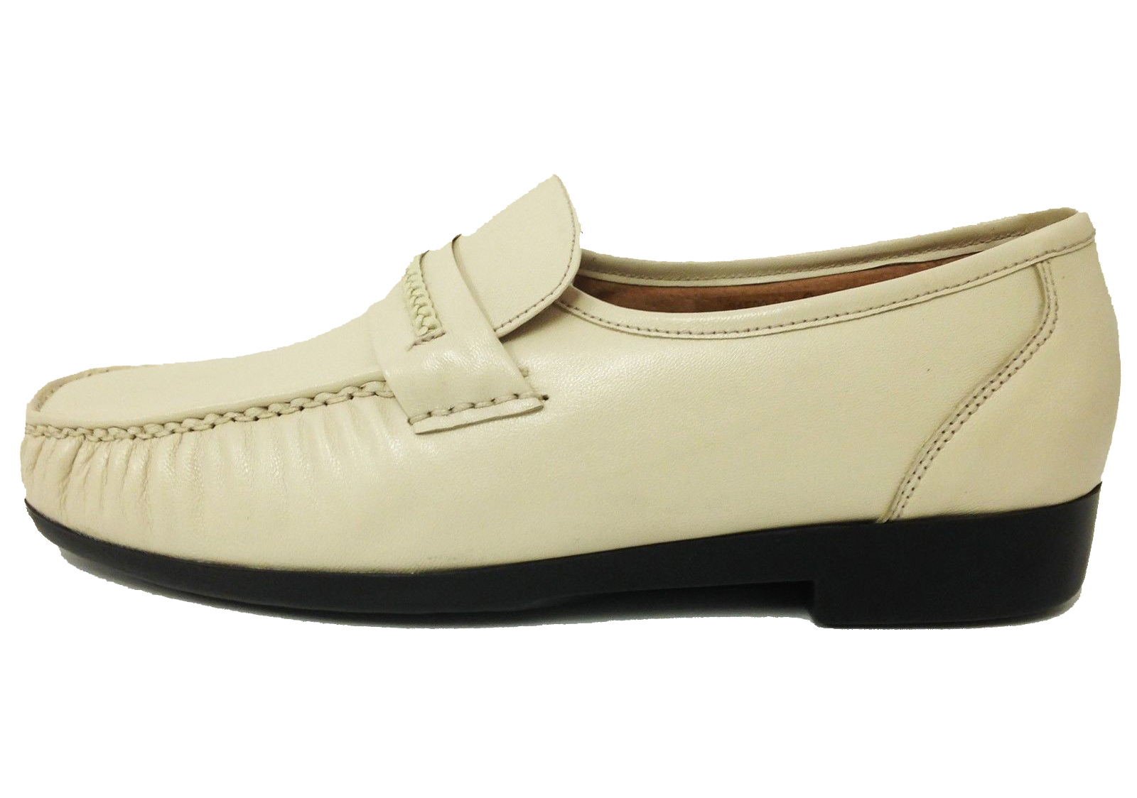 Men's Dress Loafers Leather Moc Toe Slip On Comfort Moccasin Shoes - image 2 of 3