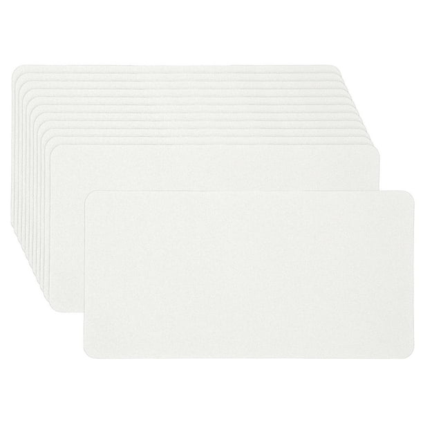 Uxcell 12 Piezas Parches de Planchar de Mezclilla para Ropa Parches de Mezclilla Blancos