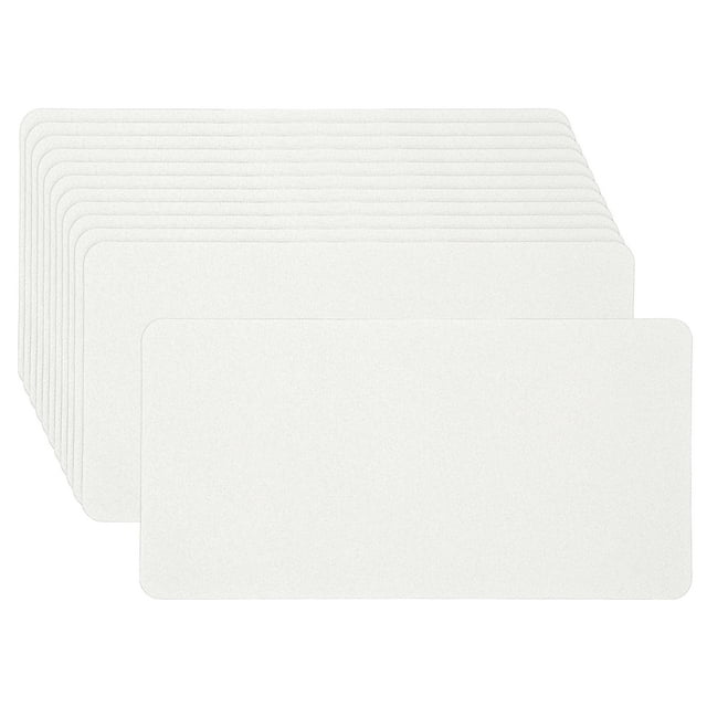 Uxcell 12 Piezas Parches de Planchar de Mezclilla para Ropa Parches de Mezclilla Blancos