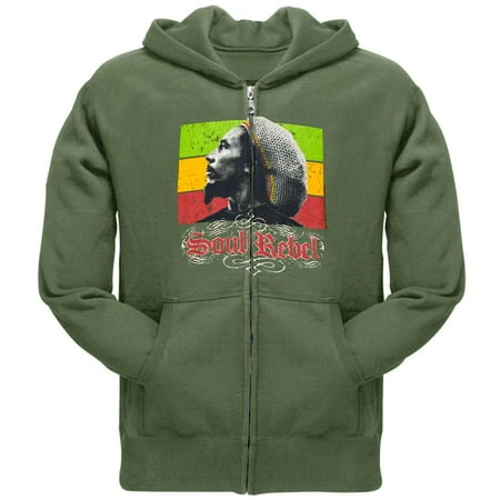 - Bob Marley - Rebel Zip Hoodie