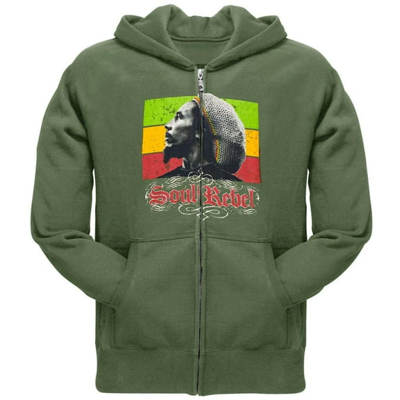 Bob Marley - Rebel Zip Hoodie