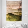 thumbnail image 1 of Tuscan Decor Wall Hanging Tapestry, Italian Countryside Road with Trees and Meadows by the Mountains Mediterranean Culture, Bedroom Living Room Dorm Accessories, 60 X 80 Inches, by Ambesonne, 1 of 1