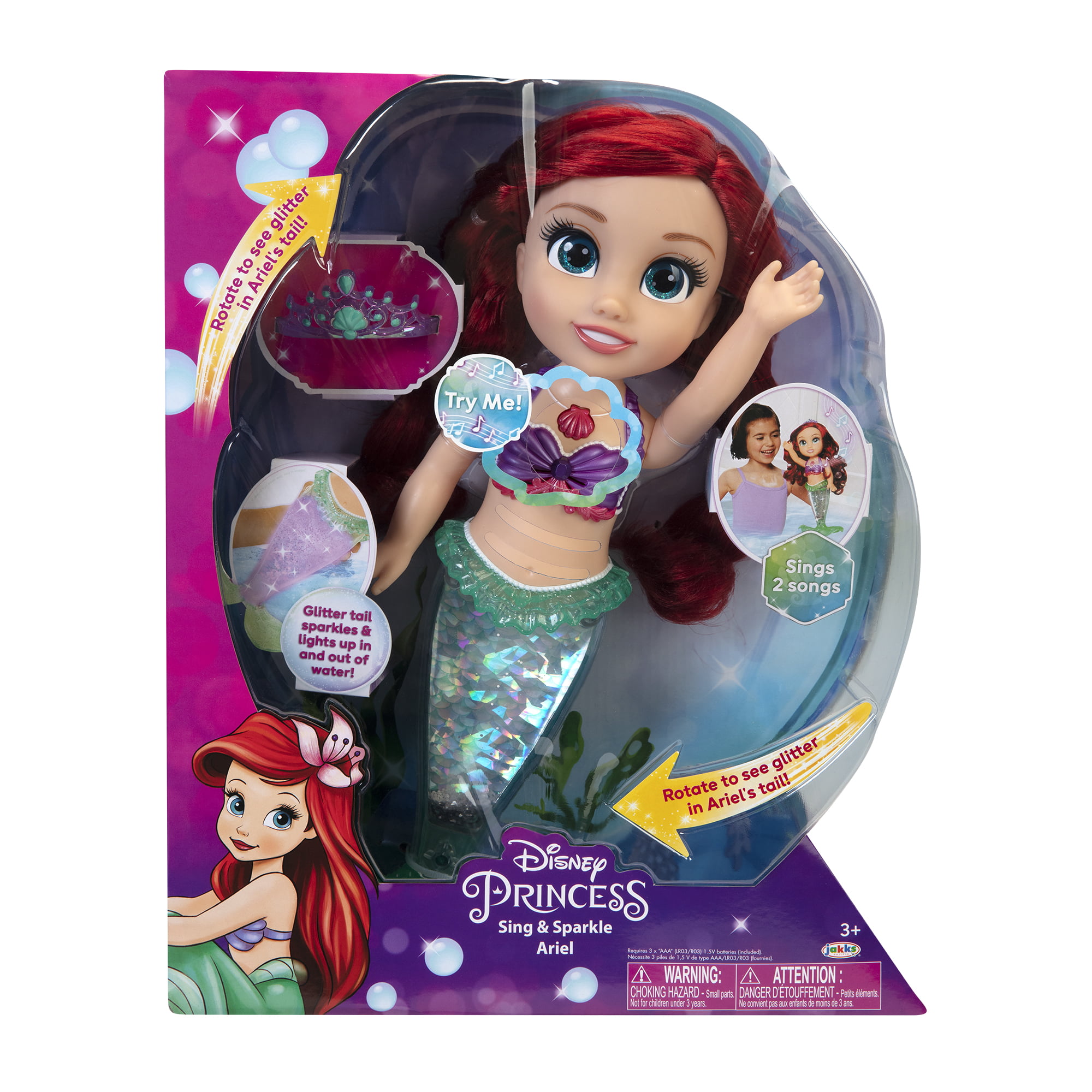 春の新作 Disney Princess Bath Ariel Doll 並行輸入品