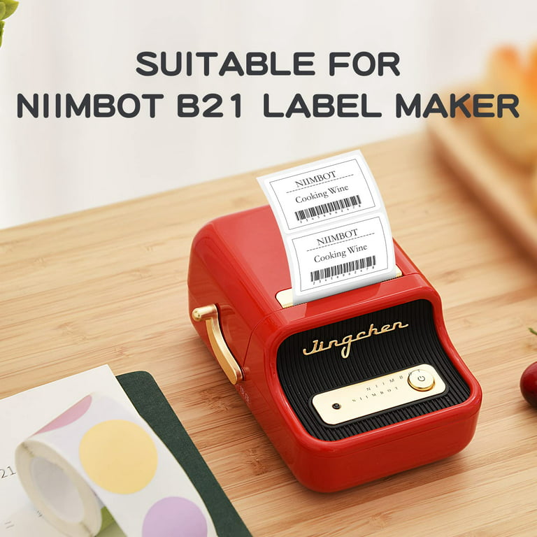 Niimbot Mini Portable Thermal Printer Self-adhesive Label Printer For  Stickers Niimbot B21 B1 Label Maker Printer Without Ink