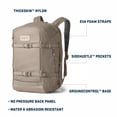 thumbnail image 2 of Mochila YETI Crossroads 35L Cape Dark Taupe resistente al agua, 2 of 8