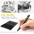 thumbnail image 4 of PENGXIANG Pointe Fine pour Dessin de Lin - 8 Pcs, 4 of 9
