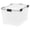 Clear/Black, variant on IRIS 74 Qt Storage Box with Gasket Seal Lid- Heavy Duty Moving Containers with Tight Latch, 3Pk