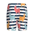thumbnail image 5 of Gaeub Colorful Llama Printed Men's Short Pajama Pants, Lightweight Lounge & Sleep Bottoms Keep You Cool - Small, 5 of 9