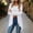 White, variant on BUIGTTKLOP Women's Lightweight Cardigan Casual Soft Long Sleeve Cardigans Draped Open Front Loose Casual 2026 Fashion Clothing