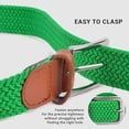 thumbnail image 3 of Stretch Braided Woven Belts without Holes, Elastic Casual Belts for Men and Women by Umo Lorenzo, 3 of 5
