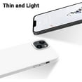 thumbnail image 3 of for iPhone 14 Case, Silicone Shockproof Slim Thin Phone Case for iPhone 14 6.1 inch (White), 3 of 15