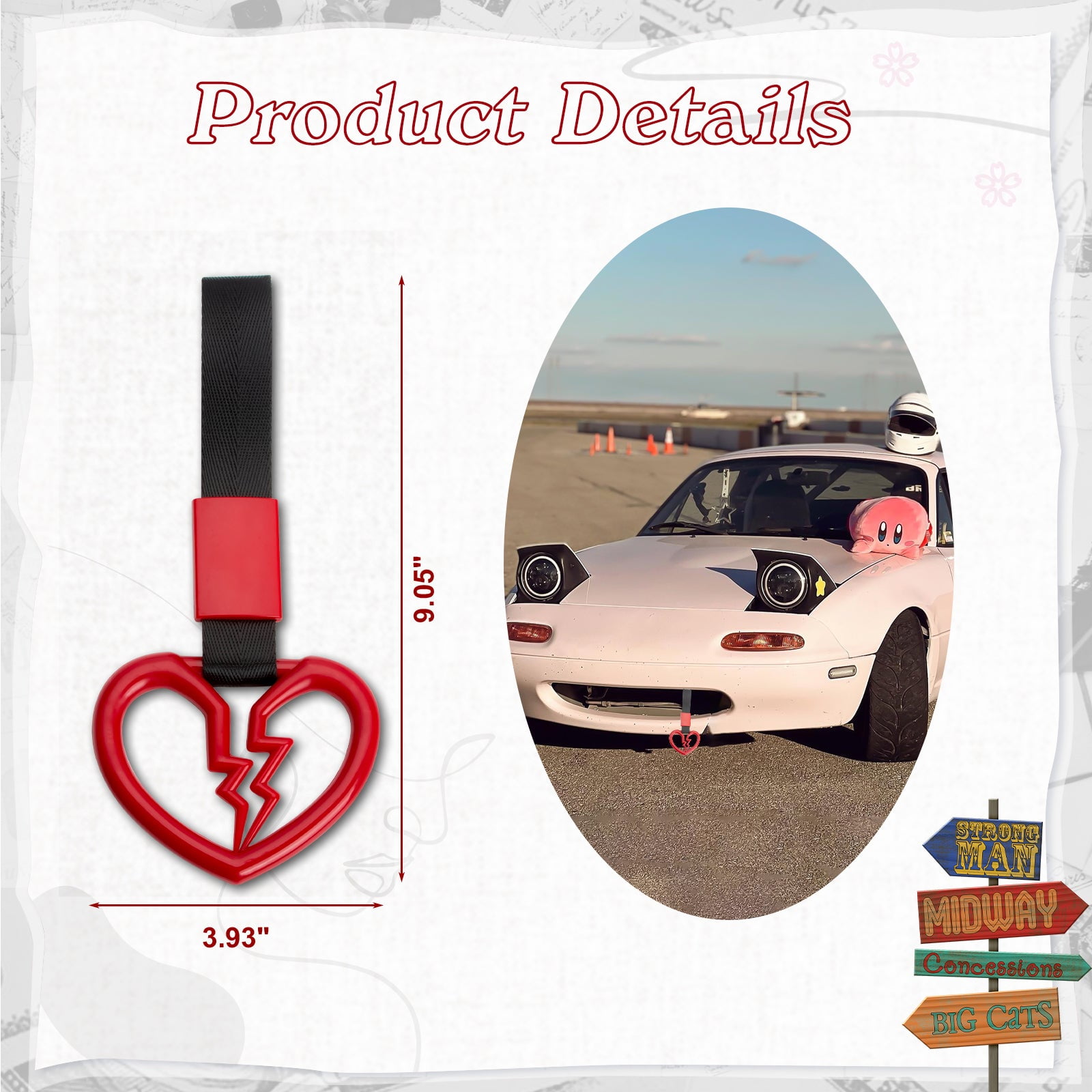 東急LOVE Broken Heart Tsurikawa - JDM Pull Handle – Quantum Pro Shop