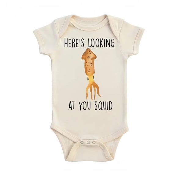 Squid Nautical Newborn Gift Baby Bodysuit