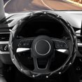 thumbnail image 2 of DssengSparkling Rhinestone Steering Wheel Cover - 15” Bling Anti-Slip for Women (Fits Sedans/SUVs), 2 of 8
