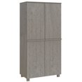 thumbnail image 3 of vidaXL Wardrobe Armoire Closet Storage Organizer Rack HAMAR Solid Wood Pine, 3 of 6