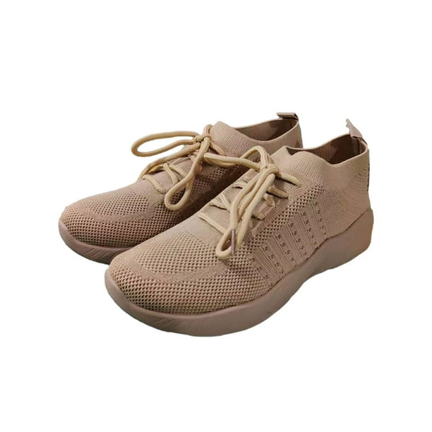 Zapatos para mujer, de verano, tallas grandes, a la moda, informales, de malla, transpirables, para correr, botas vaqueras