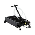 thumbnail image 4 of BeesClover Waste Oil Drain Pan, Low Profile Oil Change Pan with Hose & Folding Handle, Rolling Oil Drain Cart for Trucks, RVs, Buses, 4 of 7