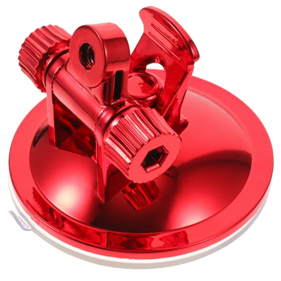 WRITWAA Car Mounted Flagpole Base Stainless Steel Dark Red 1Set For Outdoor Use