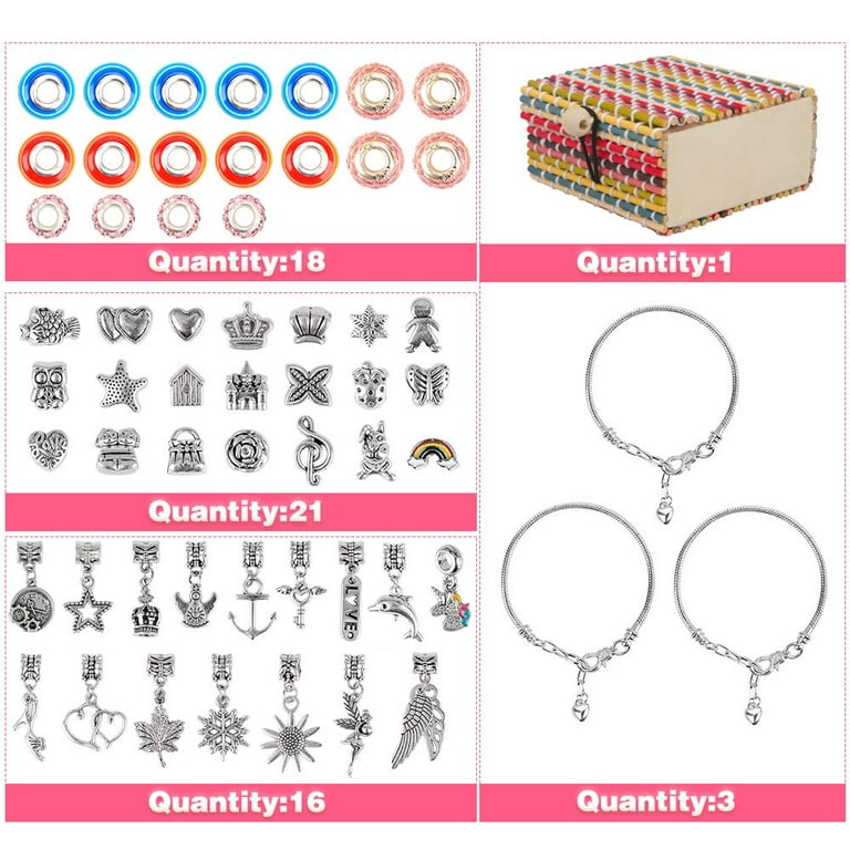 Pearoft Clay Beads Bracelet Making Kit Gifts for 7-12 Years Old Teenage Girls, 8 9 10 11 12 Year Old Girl Gifts Beads for Making Jewellery, Jewelry