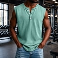 thumbnail image 2 of Mens Casual Solid Color Sleeveless T-Shirts Crew Neck Workout Muscle Tank Tops Summer Outdoor Fashion Streetwear, 2 of 7