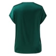thumbnail image 2 of Aayomet Tops For Women Casual Fall Turtleneck Cute Dressy Tops for Women Casual Fall Business Tshirts Shirts Blouses,Green S, 2 of 4
