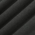 thumbnail image 4 of Sun Zero Treviso Linen Blend Magnetic Closure 100% Blackout Back Tab/Rod Pocket Curtain Panel, 40"W x 84"L, Black, 4 of 10