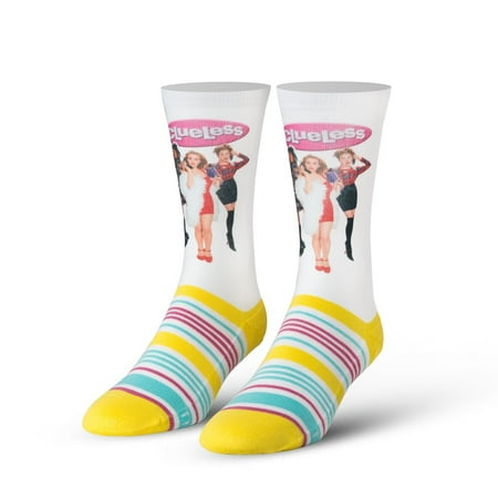 

Cool Socks Novelty Crew Socks Women s Clueless Graphic Print Large