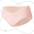 thumbnail image 3 of Bigersell Panties for Women Clearance Women Underwear Seamless Thong Panty Style P-398 Nylon Period Panties Ladies Thongs Briefs Mid Waist Women's Briefs Pink M, 3 of 7