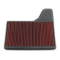 DNA Motoring AFPN-193-RD For 2015 to 2019 Ford Mustang 2.3L 3.7L 5.0L Washable Drop-In Air Filter Panel Red 16 17 18