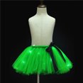 thumbnail image 2 of IROINNID Empire Waist Mini Skirts For Women Mesh Pleated Tulle Princess Skirt With LED Small Bulb Skirt Solid Color Skirt, 2 of 6