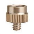 thumbnail image 1 of Adaptador de tanque de gas plano Adaptador de tanque de gas propano de cobre Rosca 1/4 para barbacoa al aire libre Likrtyny Para estrenar, 1 of 5