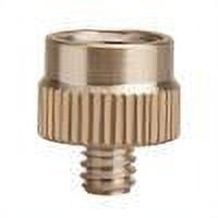 Adaptador de tanque de gas plano Adaptador de tanque de gas propano de cobre Rosca 1/4 para barbacoa al aire libre Likrtyny Para estrenar