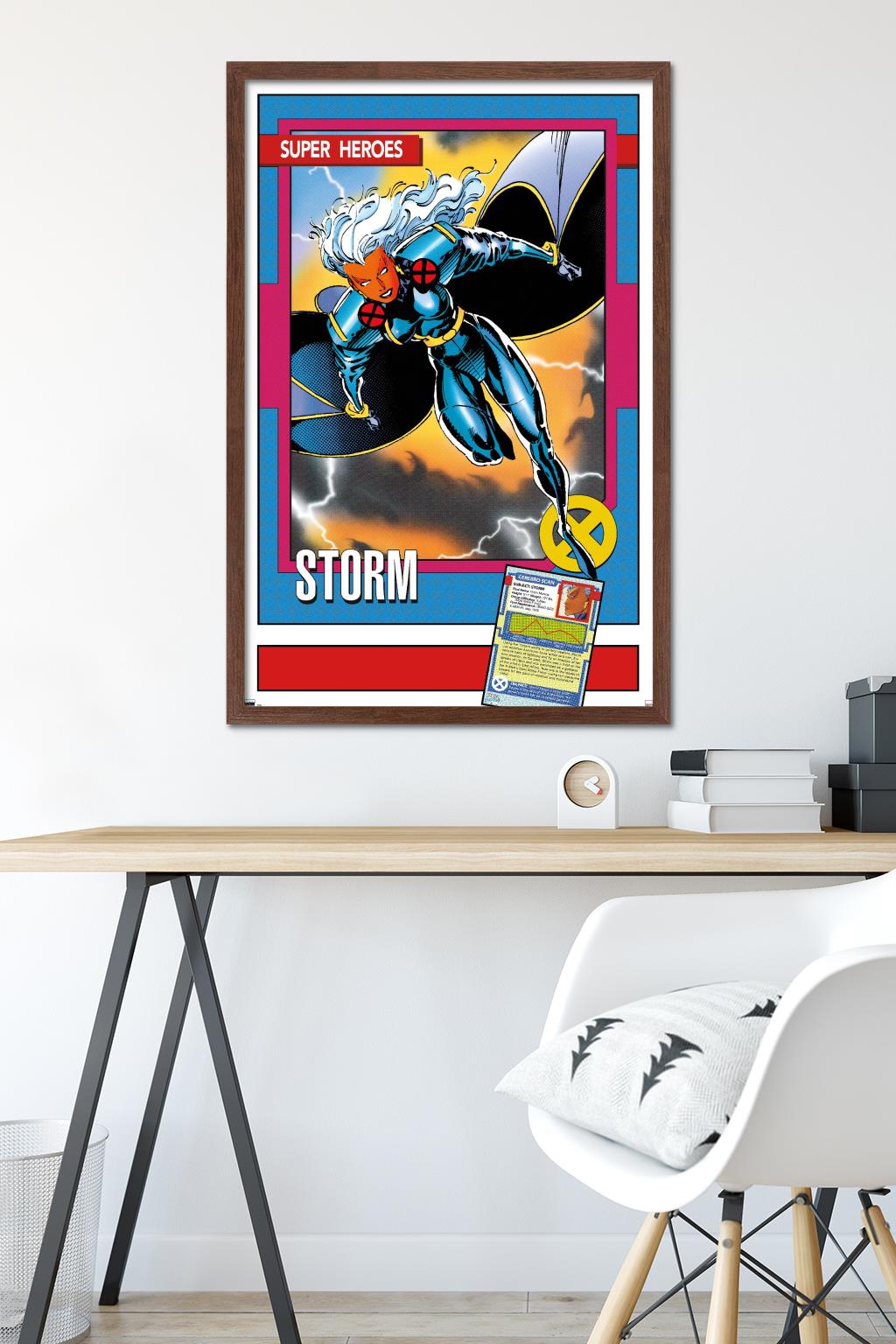 Marvel Trading Cards - Storm Wall Poster, 22.375" x 34" Framed