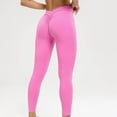thumbnail image 4 of HAPIMO Sales Women's Yoga Pants High Waist Camouflage Print Pocket Workout Pants Hip Lift Tights Stretch Athletic Slimming Running Yoga Leggings for Women Pink, 4 of 9