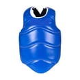 thumbnail image 3 of Almencla Boxing Chest Guard Sparring Gear Karate Chest Protector Chest Gear for Women Men Blue S, 3 of 8