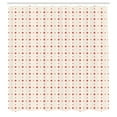 thumbnail image 2 of Ambesonne Terracotta Shower Curtain, Diamond Shapes Stars, 69"Wx84"L, Champagne Burnt Sienna, 2 of 4