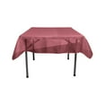 thumbnail image 6 of LA Linen Sheer Organza Square Tablecloth, Navy, 72 by 72", 6 of 7