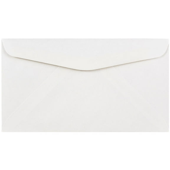 JAM Paper No. 6 3/4 Business Commercial Envelopes, 3 5/8 x 6 1/2, White, Bulk 500/Box