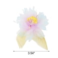 thumbnail image 4 of Ofertas Únicas 1 Pc Clip para el Cabello Patrón de Flores Horquilla Decorativa 3.54" Morado-blanco, 4 of 5