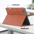 thumbnail image 5 of GSFY Case for 2024 iPad Air 11 Inch 6th Gen (M2), Smart Premium PU Leather Stand Protective Shell Auto Sleep Wake for iPad Air 11 6th/ iPad Air 10.9 4th & 5th/ iPad Pro 11 (2018-2022), QC Brown, 5 of 7