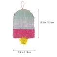 thumbnail image 2 of WHAMVOX 1Pack Children's Pinata Toy Ice Lolly Shape Paper Fillable with Candies for Birthday Party, 2 of 8