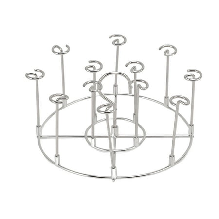 

Fryer Skewer Stand Vertical Kabob Grill Rack Stainless Steel For Kitchen Round