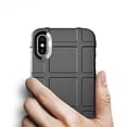 thumbnail image 3 of Rugged Shield TPU Polymer Grip Protective Phone Case for Apple iPhone X/Xs 5.8" Models Military-Grade Drop Protection (Black), 3 of 6