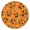 Halloween-745, variant on Festive Halloween Round Tablecloth with Pumpkin Print and Elastic Hem - Perfect for 44 Inch Kitchen Dining Table