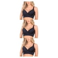 thumbnail image 3 of Sonducket Sujetador de copa profunda para mujer con axilas de alambre Fajas con cuello en V Sujetadores push-up Cierre trasero Sujetador Ropa Type1 NO1, 3 of 6