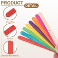 thumbnail image 3 of 100pcs Palitos de Madera para Manualidades, Palitos de Helado de 4.5 Pulgadas para Manualidades DIY Rojo, 3 of 6