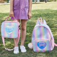 thumbnail image 3 of Mochila para niños, mochila de arcoíris para niña, mochila de unicornio de gran capacidad para niños, mochila de dibujos animados para niña, mochila de princesa pequeña para niña, 3 of 5