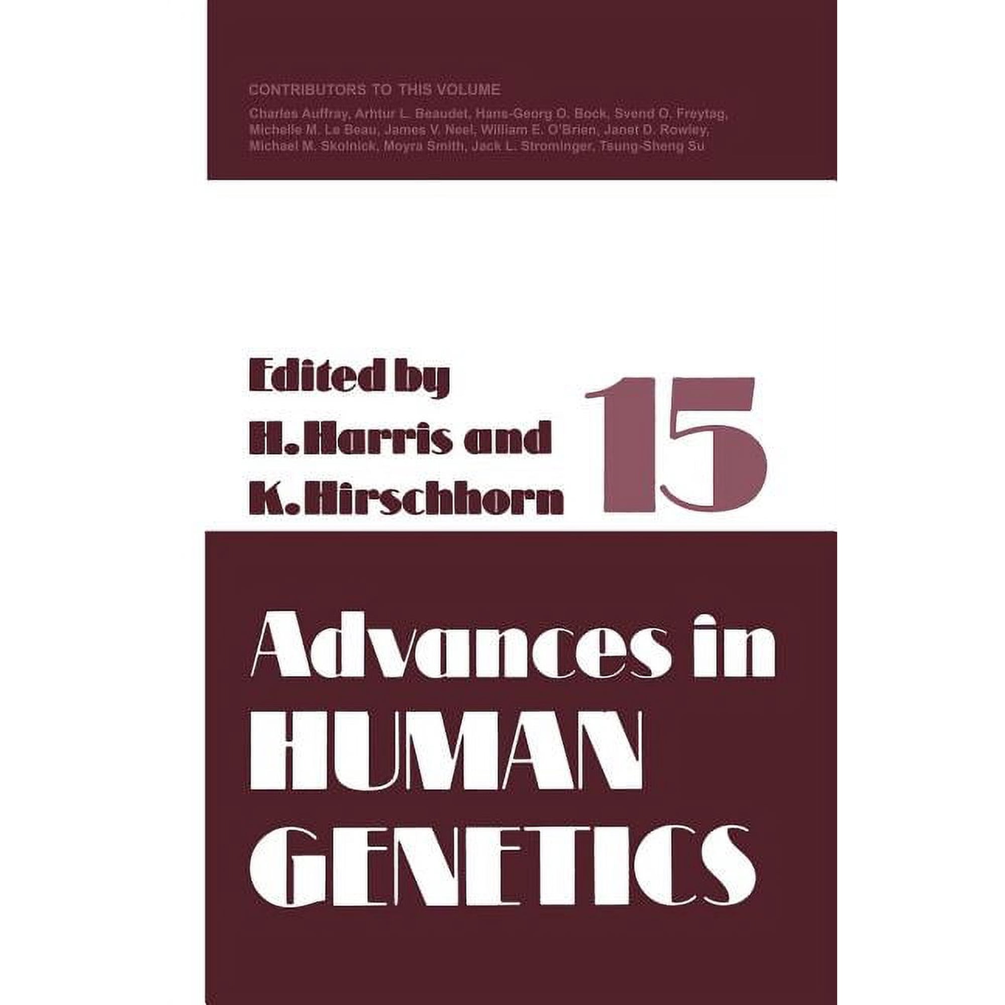 Advances in Human Genetics Advances in Human Genetics 15, Book 15, (Paperback)