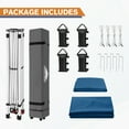 thumbnail image 4 of EAGLE PEAK 10 x 10 Pop up Canopy Tent, Instant Outdoor Folding Shelter,Dark Blue, 4 of 9