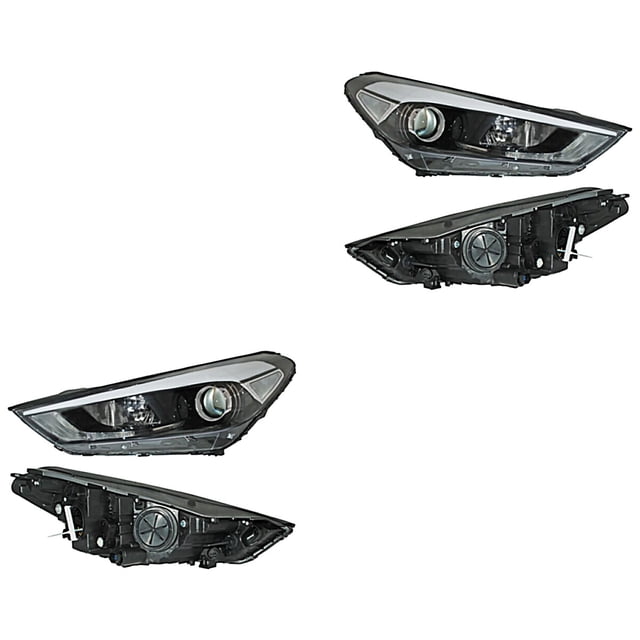 Par de Faros Tucson 2016 A 2017 Hyundai TYC .